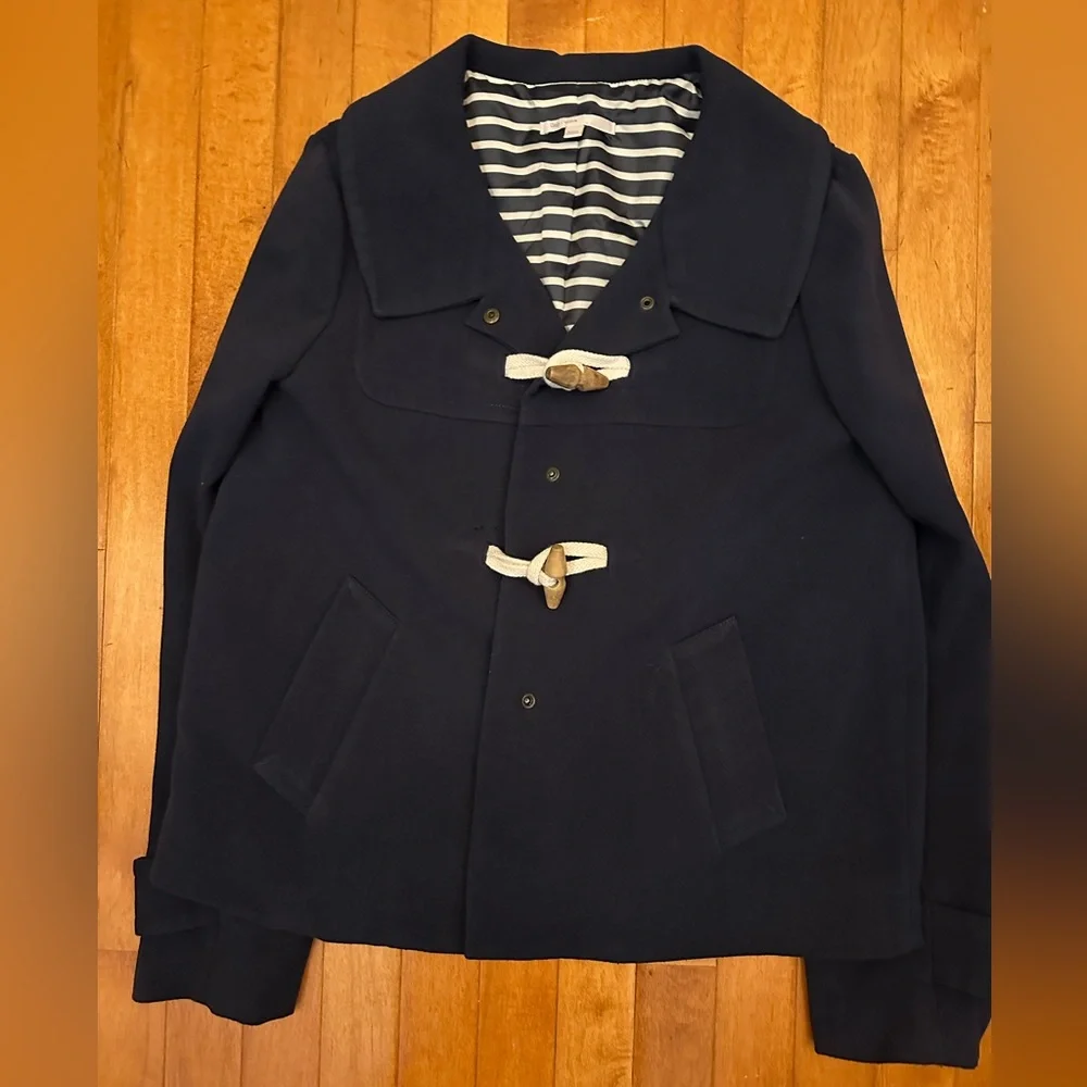 GAP Blue Swing Coat Size M - Picture 6 of 6